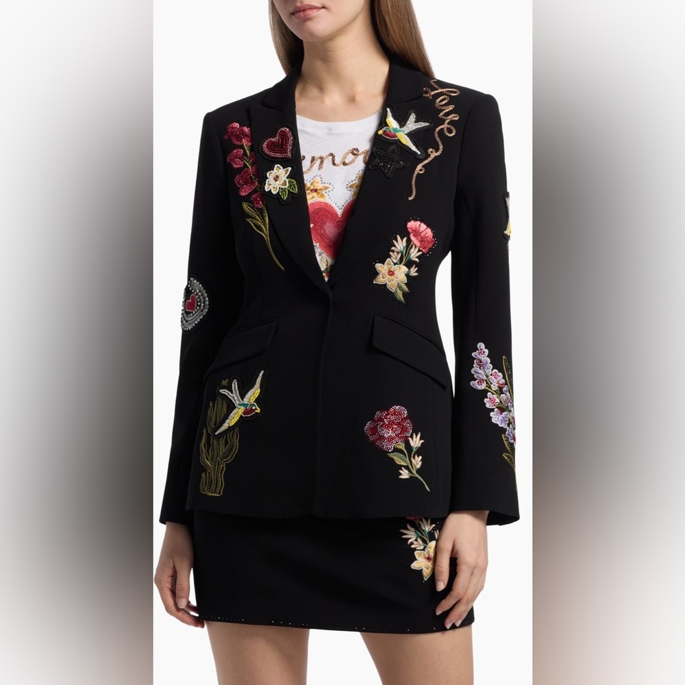 Cinq a Sept Amour Cheyenne Embroidered Blazer - Picture 2 of 8